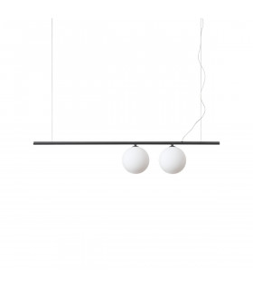PERLINE 2 Light Bar Pendant Ceiling Light Black