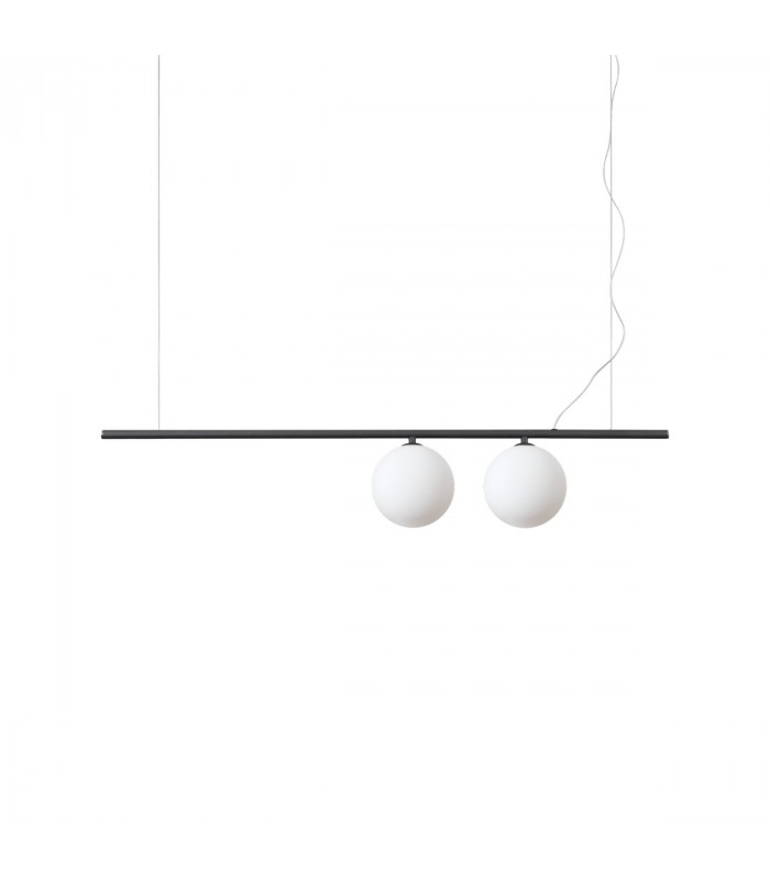 PERLINE 2 Light Bar Pendant Ceiling Light Black