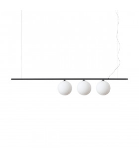 PERLINE 3 Light Bar Pendant Ceiling Light Black