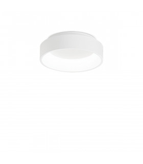 ZIGGY Round 30cm Integrated LED Semi Flush Light White 3000K Non-Dim-1