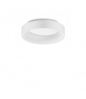 ZIGGY Round 45cm Integrated LED Semi Flush Light White 3000K Non-Dim-1