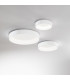ZIGGY Round 45cm Integrated LED Semi Flush Light White 3000K Non-Dim-2