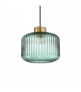 Mint-2 Indoor Glass DomeCeiling Pendant Lamp 1 Light Green, E27