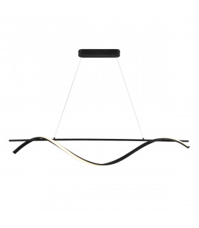 Boa Integrated Led Pendant Ceiling Light Matt Black 3000K 1350Lm-1