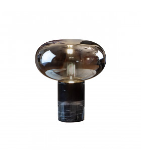 Fungi Globe Table Lamp Black Mirror E27-1