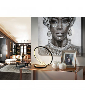 Infinito Dimmable Integrated Led Table Lamp Sandblasted Matt Black 3000K 750Lm-1