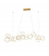 Nebula Bar Pendant Ceiling Light Gold Metal LED 67.2W 4704Lm 3000K-1