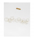 Nebula Bar Pendant Ceiling Light Gold Metal LED 67.2W 4704Lm 3000K-4