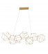 Nebula Integrated LED Pendant Ceiling Light Gold Metal LED 33.6W 2352Lm 3000K-1