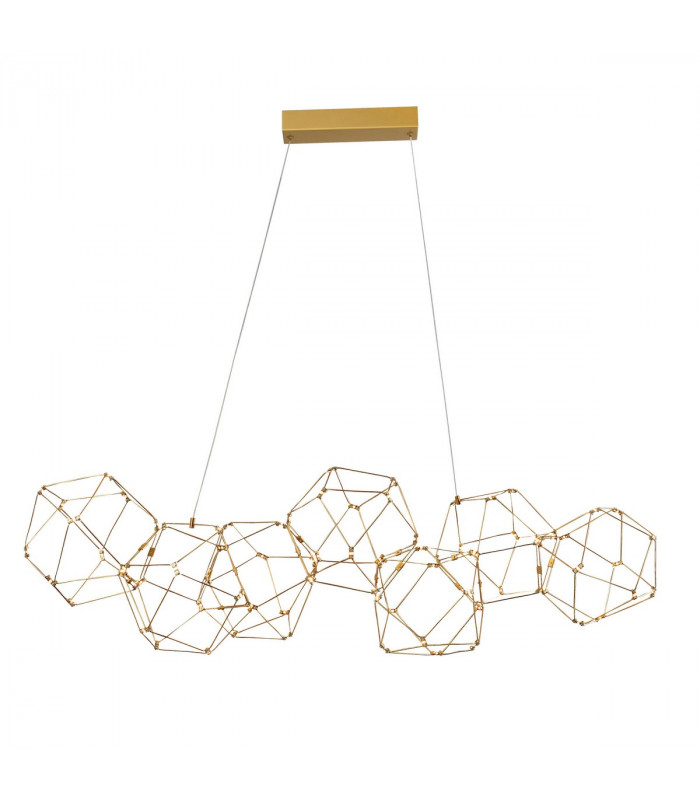 Nebula Integrated LED Pendant Ceiling Light Gold Metal LED 33.6W 2352Lm 3000K-1