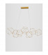 Nebula Integrated LED Pendant Ceiling Light Gold Metal LED 33.6W 2352Lm 3000K-3