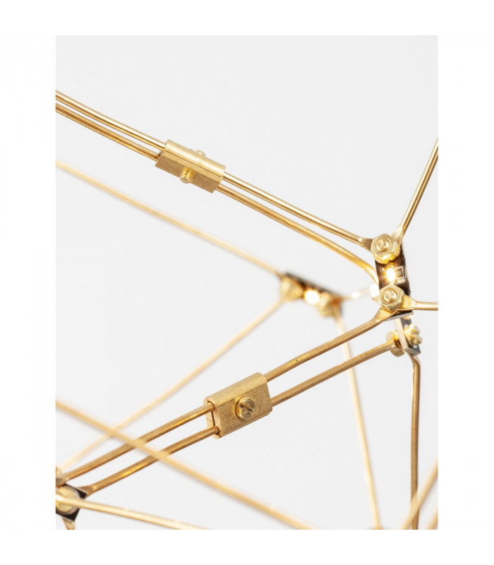 Nebula Integrated LED Pendant Ceiling Light Gold Metal LED 33.6W 2352Lm 3000K-4