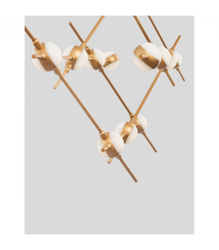 Atomo 14 Light Integrated LED Pendant Ceiling Light Gold Metal LED 14 x 2.4W 2352Lm 3000K-3