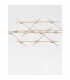 Atomo 14 Light Integrated LED Pendant Ceiling Light Gold Metal LED 14 x 2.4W 2352Lm 3000K-5