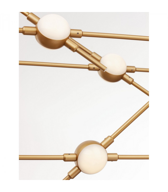 Atomo 14 Light Integrated LED Pendant Ceiling Light Gold Metal LED 14 x 2.4W 2352Lm 3000K-8