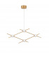 Atomo 4 Light Integrated LED Pendant Ceiling Light Gold Metal LED 4 x 2.4W 672Lm 3000K-1