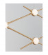 Atomo 4 Light Integrated LED Pendant Ceiling Light Gold Metal LED 4 x 2.4W 672Lm 3000K-3