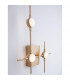 Atomo 3 Light Integrated LED Wall Lamp Gold Metal LED 3 x 2.4W 504Lm 3000K-4