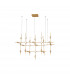 Atomo 30 Light Integrated LED Pendant Ceiling Light Gold Metal LED 30 x 2.4W 5040Lm 3000K-1