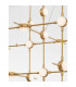 Atomo 30 Light Integrated LED Pendant Ceiling Light Gold Metal LED 30 x 2.4W 5040Lm 3000K-6