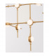 Atomo 30 Light Integrated LED Pendant Ceiling Light Gold Metal LED 30 x 2.4W 5040Lm 3000K-7