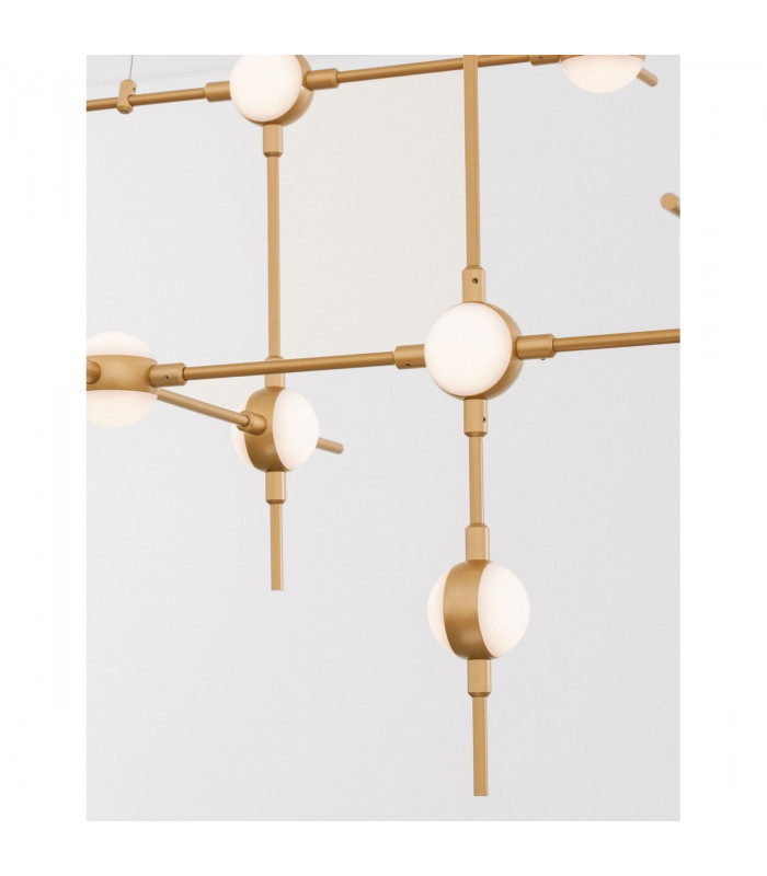 Atomo 30 Light Integrated LED Pendant Ceiling Light Gold Metal LED 30 x 2.4W 5040Lm 3000K-7