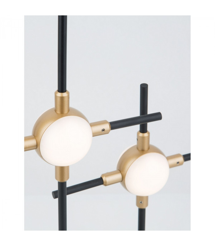 Atomo 3 Light Integrated LED Table Lamp Black Gold Metal LED 3 x 2.4W 504Lm 3000K-3