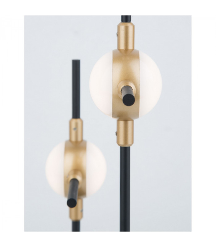 Atomo 3 Light Integrated LED Table Lamp Black Gold Metal LED 3 x 2.4W 504Lm 3000K-4