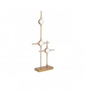 Atomo 3 Light Integrated LED Table Lamp Gold Metal LED 3 x 2.4W 504Lm 3000K-1