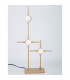 Atomo 3 Light Integrated LED Table Lamp Gold Metal LED 3 x 2.4W 504Lm 3000K-3