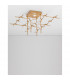Atomo 18 Light Integrated LED Semi Flush Light Gold Metal LED 18 x 2.4W 3024Lm 3000K75-4