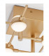 Atomo 10 Light Integrated LED Semi Flush Light Gold Metal LED 10 x 2.4W 1680Lm 3000K-5