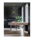 Raccio Integrated LED Pendant Ceiling Light Gold Metal LED 56W 4200Lm 3000K-2