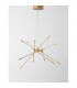 Raccio Integrated LED Pendant Ceiling Light Gold Metal LED 56W 4200Lm 3000K-5