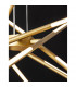 Raccio Integrated LED Pendant Ceiling Light Gold Metal LED 56W 4200Lm 3000K-10