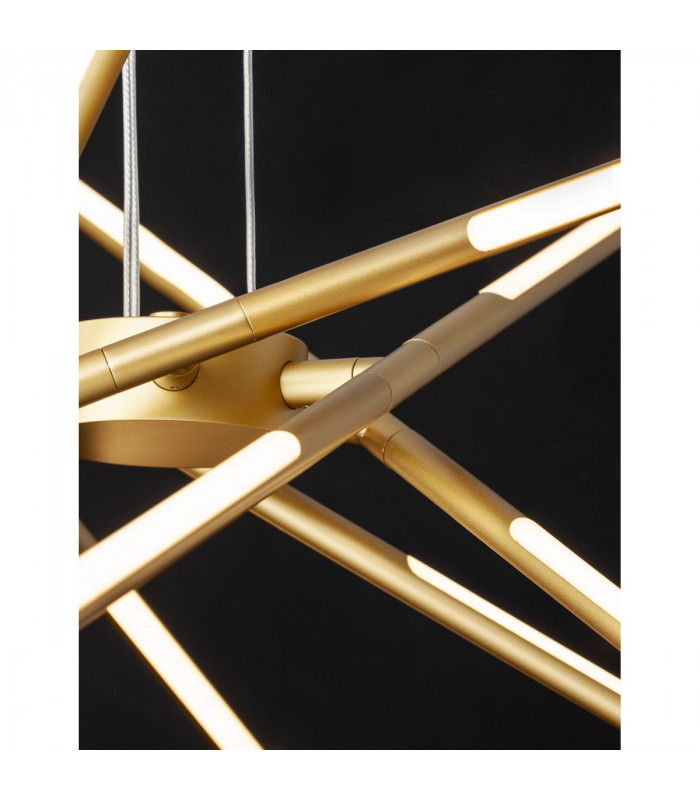 Raccio Integrated LED Pendant Ceiling Light Gold Metal LED 56W 4200Lm 3000K-10