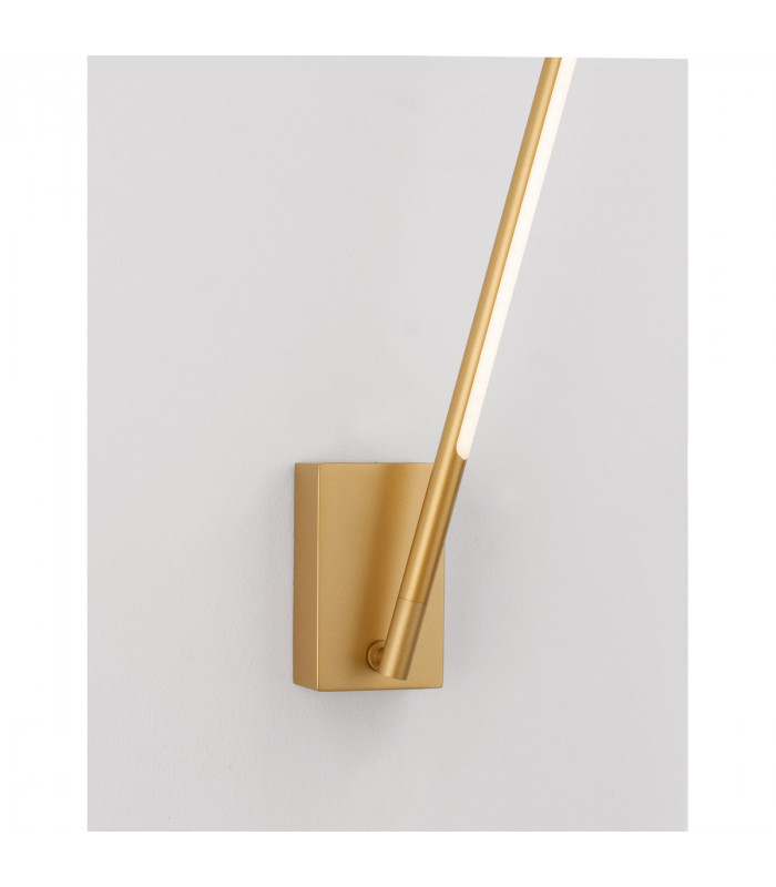 Raccio Integrated LED Wall Lamp Gold Metal LED 4.6W 280Lm 3000K-6