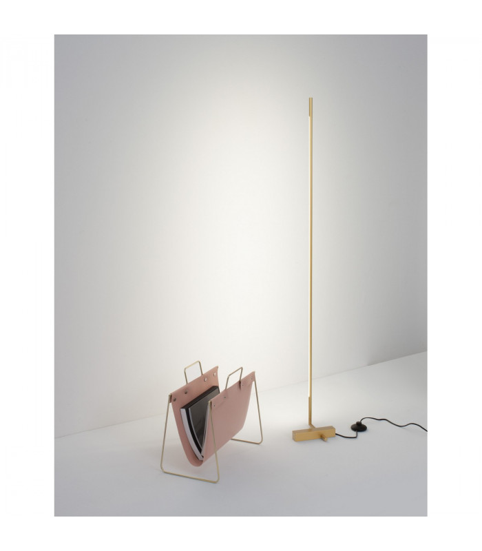 Raccio LED Integrated Floor Lamp Gold Metal LED 17.3W 1211Lm 3000K-2