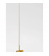 Raccio LED Integrated Floor Lamp Gold Metal LED 17.3W 1211Lm 3000K-4