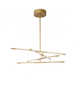 Raccio Integrated LED Pendant Ceiling Light Gold Metal LED 40W 2800Lm 3000K-1