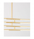 Raccio Integrated LED Pendant Ceiling Light Gold Metal LED 40W 2800Lm 3000K-6