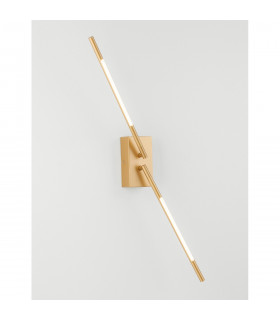 Raccio Integrated LED Wall Lamp Gold Metal LED 9.2W 560Lm 3000K-2