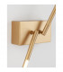 Raccio Integrated LED Wall Lamp Gold Metal LED 9.2W 560Lm 3000K-3