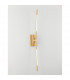 Raccio Integrated LED Wall Lamp Gold Metal LED 9.2W 560Lm 3000K-4