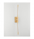 Raccio Integrated LED Wall Lamp Gold Metal LED 9.2W 560Lm 3000K-5