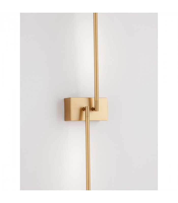 Raccio Integrated LED Wall Lamp Gold Metal LED 9.2W 560Lm 3000K-7