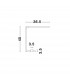 Raccio Integrated LED Table Lamp Gold Metal LED 6.8W 280Lm 3000K-7