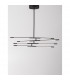 Raccio Integrated LED Pendant Ceiling Light Black Metal LED 40W 2800Lm 3000K-5