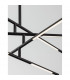 Raccio Integrated LED Pendant Ceiling Light Black Metal LED 40W 2800Lm 3000K-6