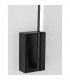 Raccio Integrated LED Wall Lamp Black Metal LED 4.6W 280Lm 3000K-6